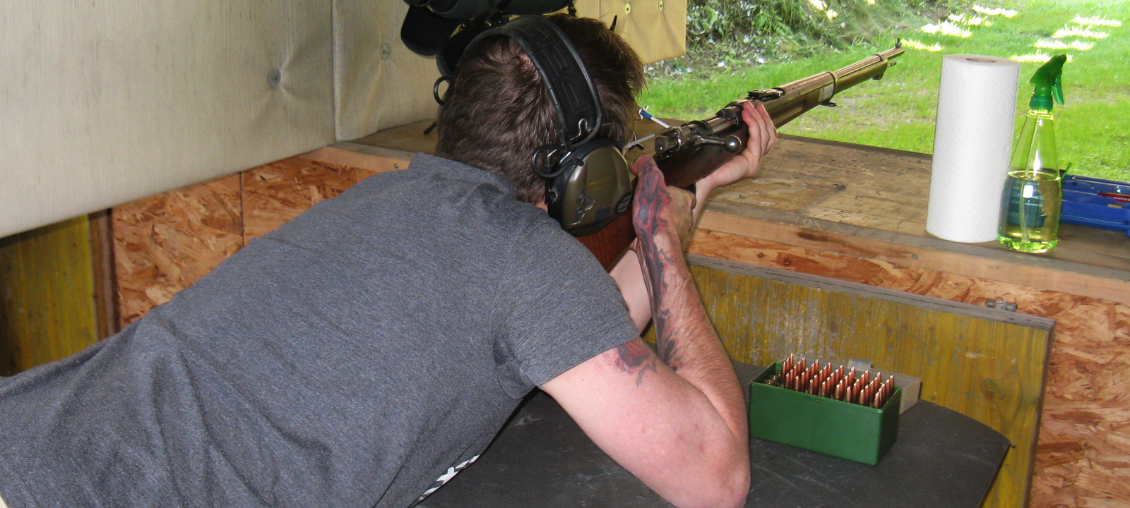 Johannes Haslmair, Ordonnanzgewehr Liegend © Franz Pötscher