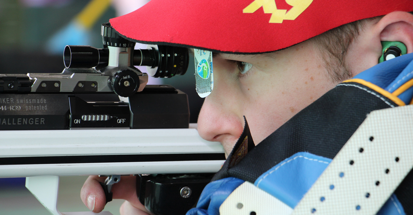 Thomas Mathis mit dem KK-Gewehr © ÖSB-Archiv