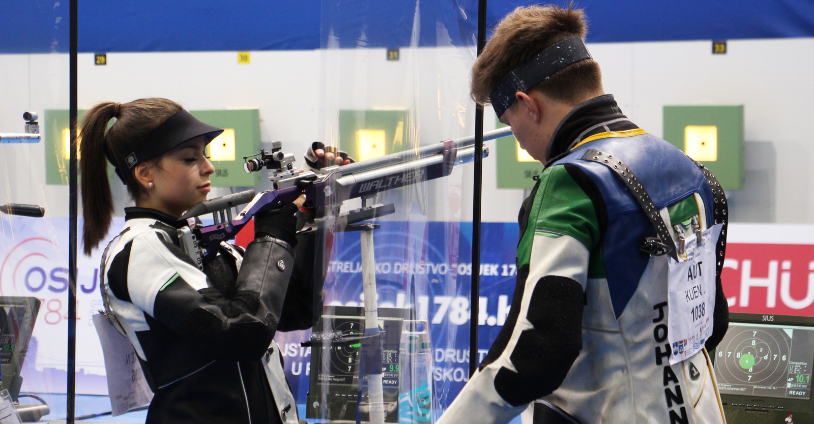 Nadja Krainz und Johannes Kuen im Luftgewehr Mixed Team © Margit Melmer, ÖSB