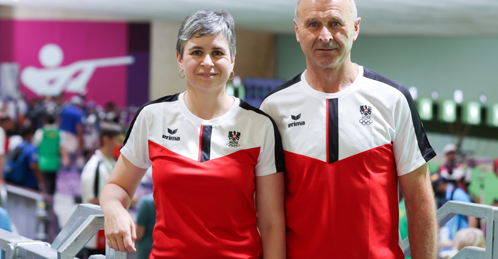 Ein gutes Team: Sylvia Steiner und Vater/Trainer Franz © ÖOC/GEPA