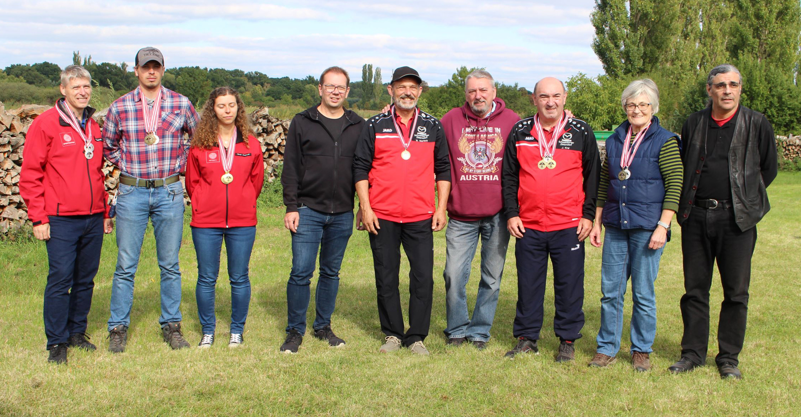 Peter, Josef und Dunja Lamprecht, Vbgm. Dieter Koch, Werner Marisch, Roman Panis, Johann Kral, Ulrike Springer, Farzin Atefi © Heike Hörmann