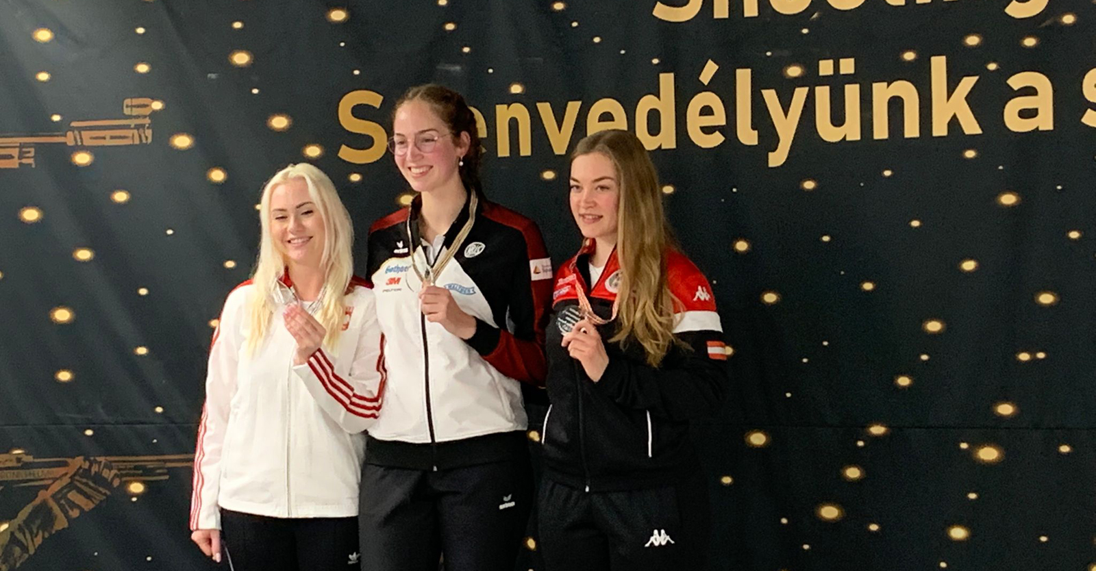 Nadine Ungerank schießt sich im KK-Dreistellungsmatch des MASPED Shooting Cups aufs Podest © Hermann Rainer, ÖSB