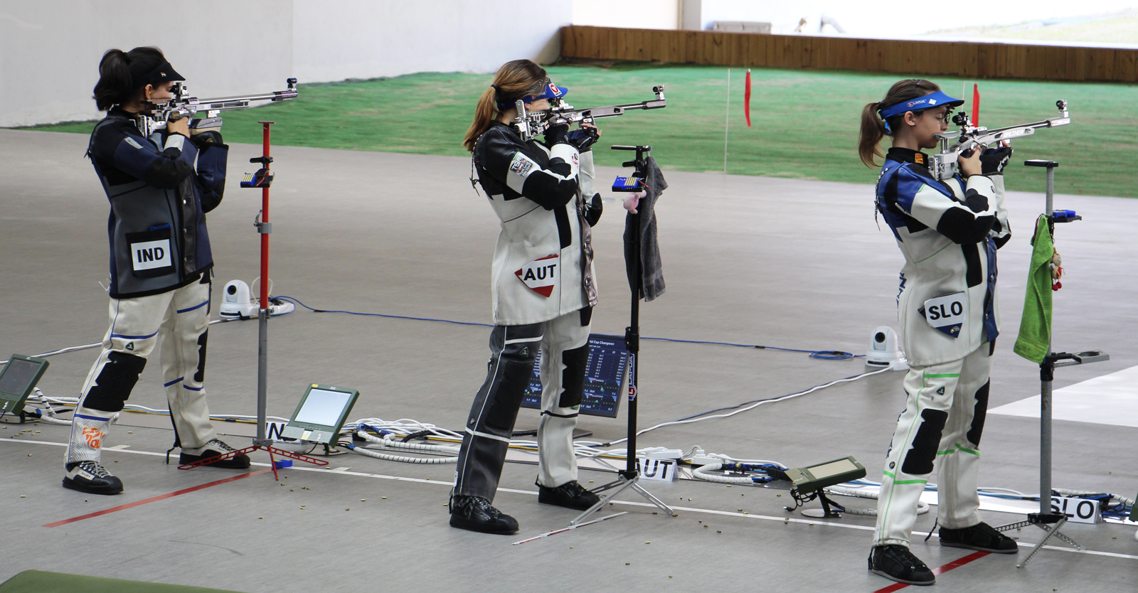 Rebecca Köck (Mitte) unter den besten acht des ISSF WC Changwon © Patrick Diem