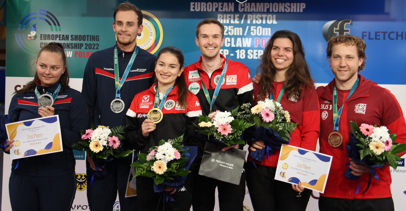 Sheileen Waibel und Thomas Mathis - hier in der Qualifikation - mischen im KK-Liegend die europäische Spitze auf © Margit Melmer, ÖSB