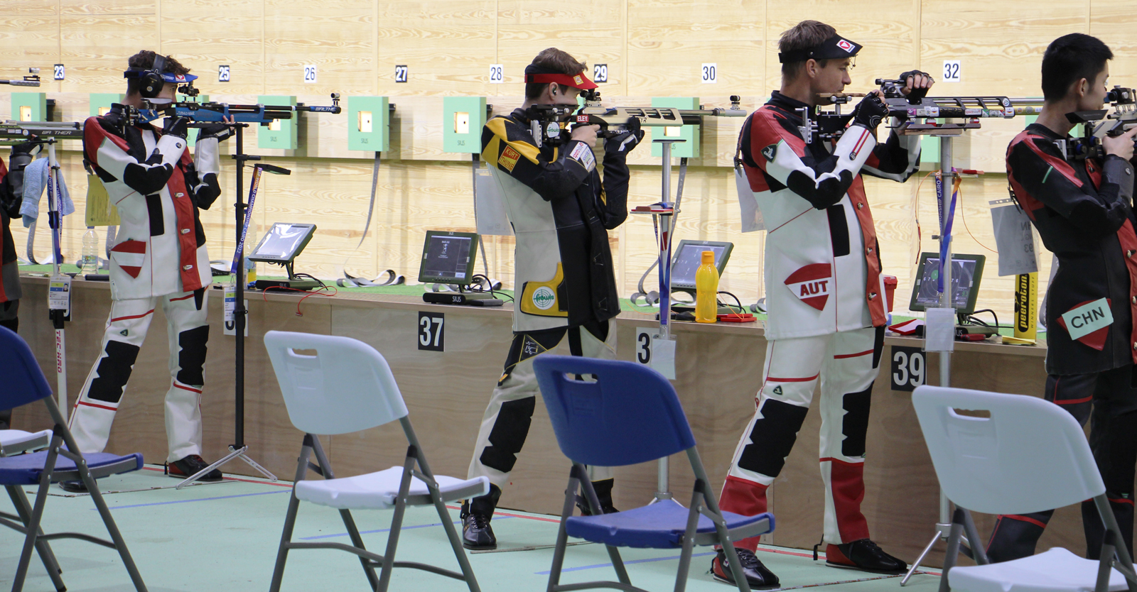 Das Männer-Luftgewehrteam: Tobias Mair, Thomas Matis und Martin Strempfl © Margit Melmer, ÖSB
