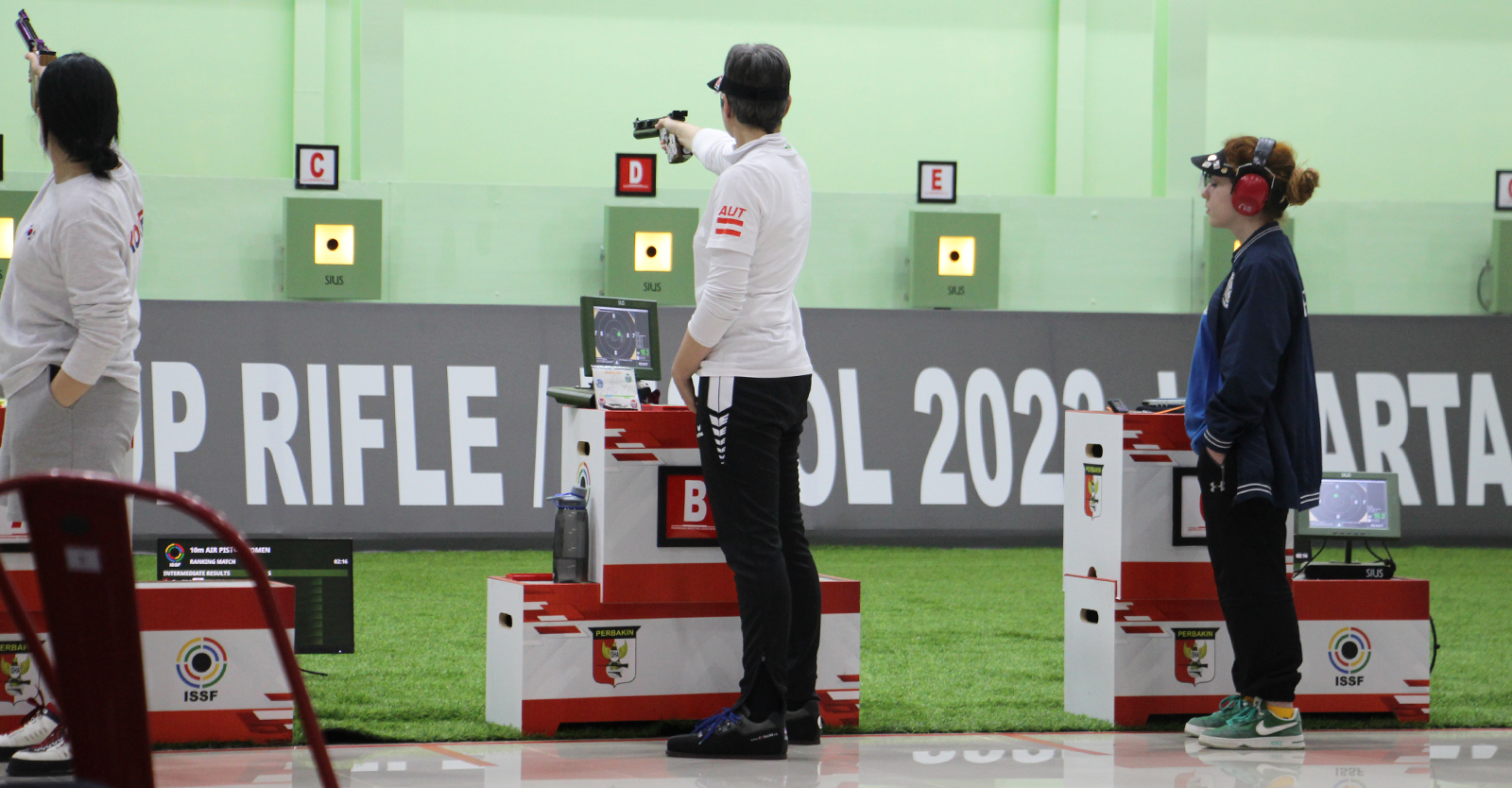 Sylvia Steiner schießt sich gleich bei ihrem ersten Weltcup der Saison aufs Podest © Margit Melmer, ÖSB