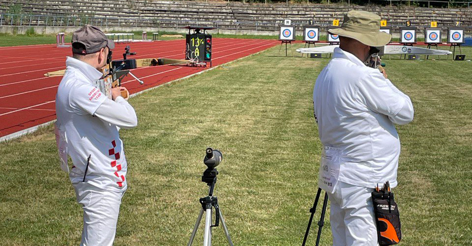 Das Duell Pereglin/Lugmayr (re.) beim Match-Play-Bewerb in Otrokovice © Ingrid Lugmayr