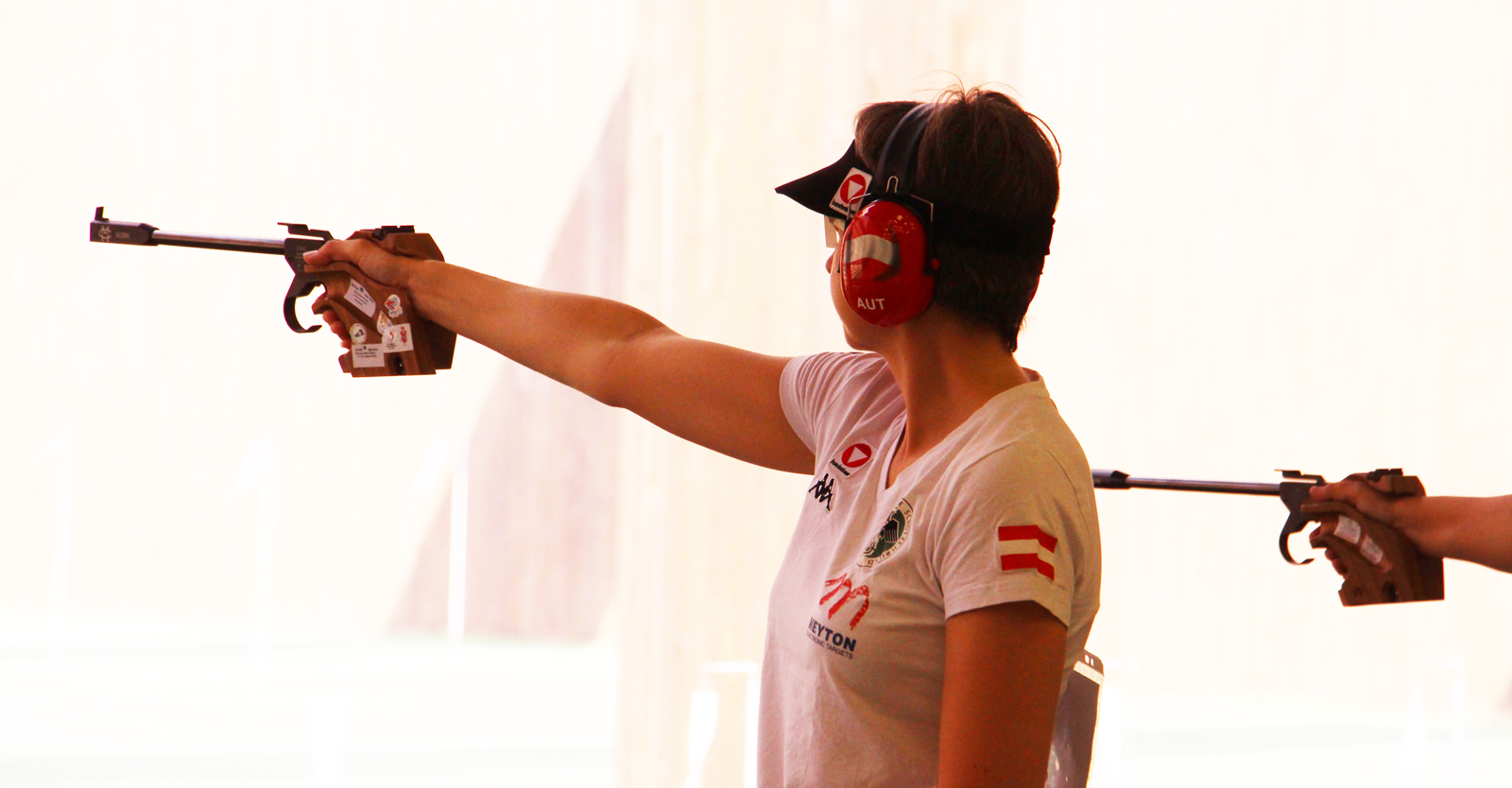 Steiner verabschiedet sich als Weltmeisterin mit der 50m-Pistole aus Baku © Margit Melmer, ÖSB