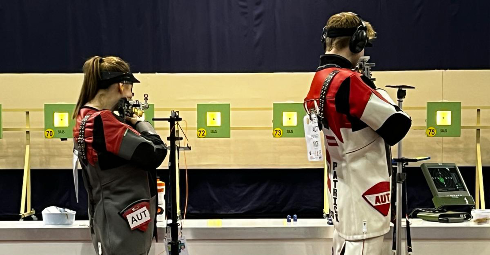 Christina Hillinger und Patrick Entner im Luftgewehr Mixed Team © Axel Trageser, ÖSB