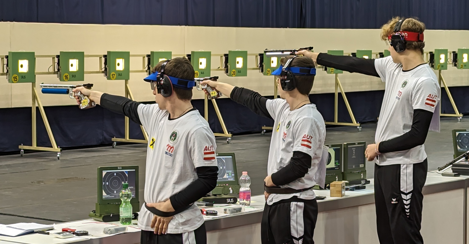 Simon Kretzl, Timon Kretzl und Korbinian Putz (v.l.) © Franz Roth, ÖSB