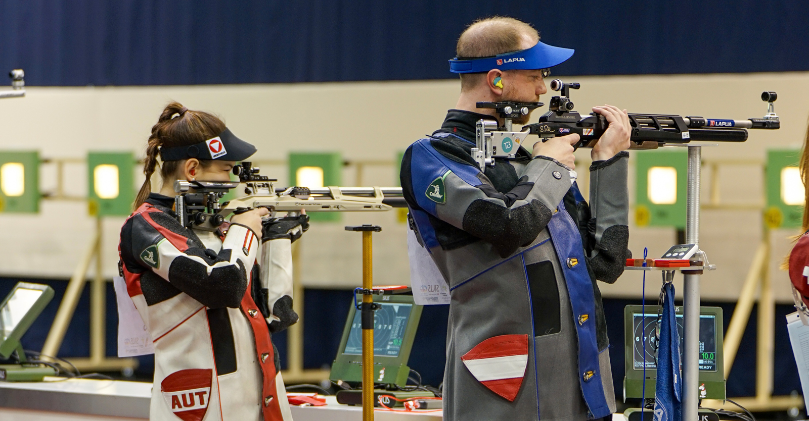 Sheileen Waibel und Bernhard Pickl in der Mixed-Team-EM-Konkurrenz © Tobias Mair, ÖSB