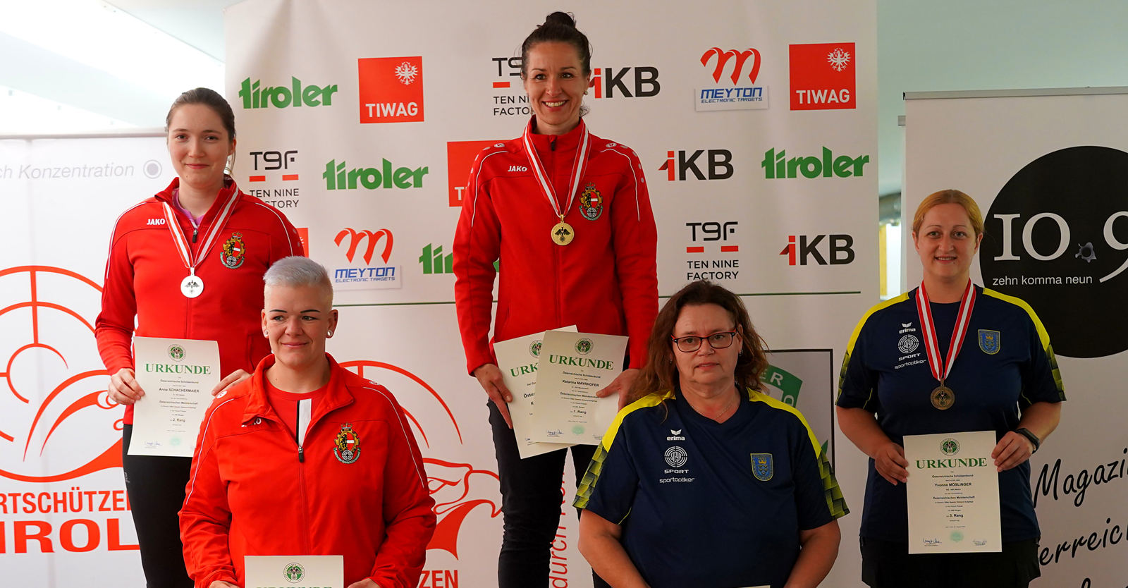 Eine neue Bestmarke stellte Katarina Mayrhofer im 100m Stehend aufgelegt der Frauen auf © Christian Kramer