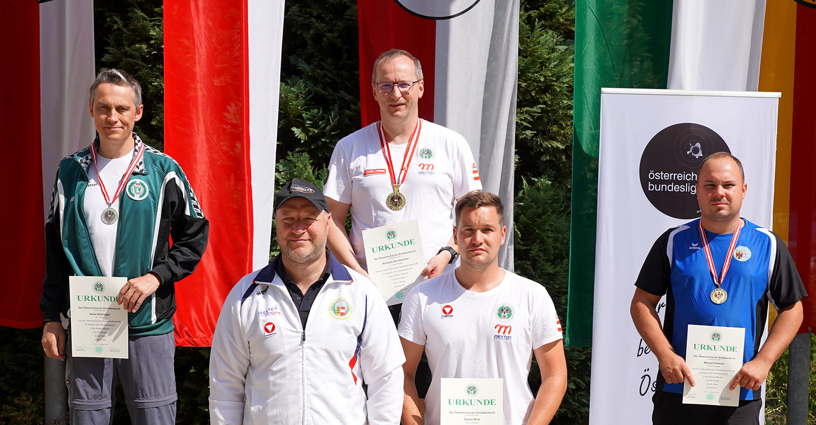 Siegerehrung Standardpistole Männer © Christian Kramer