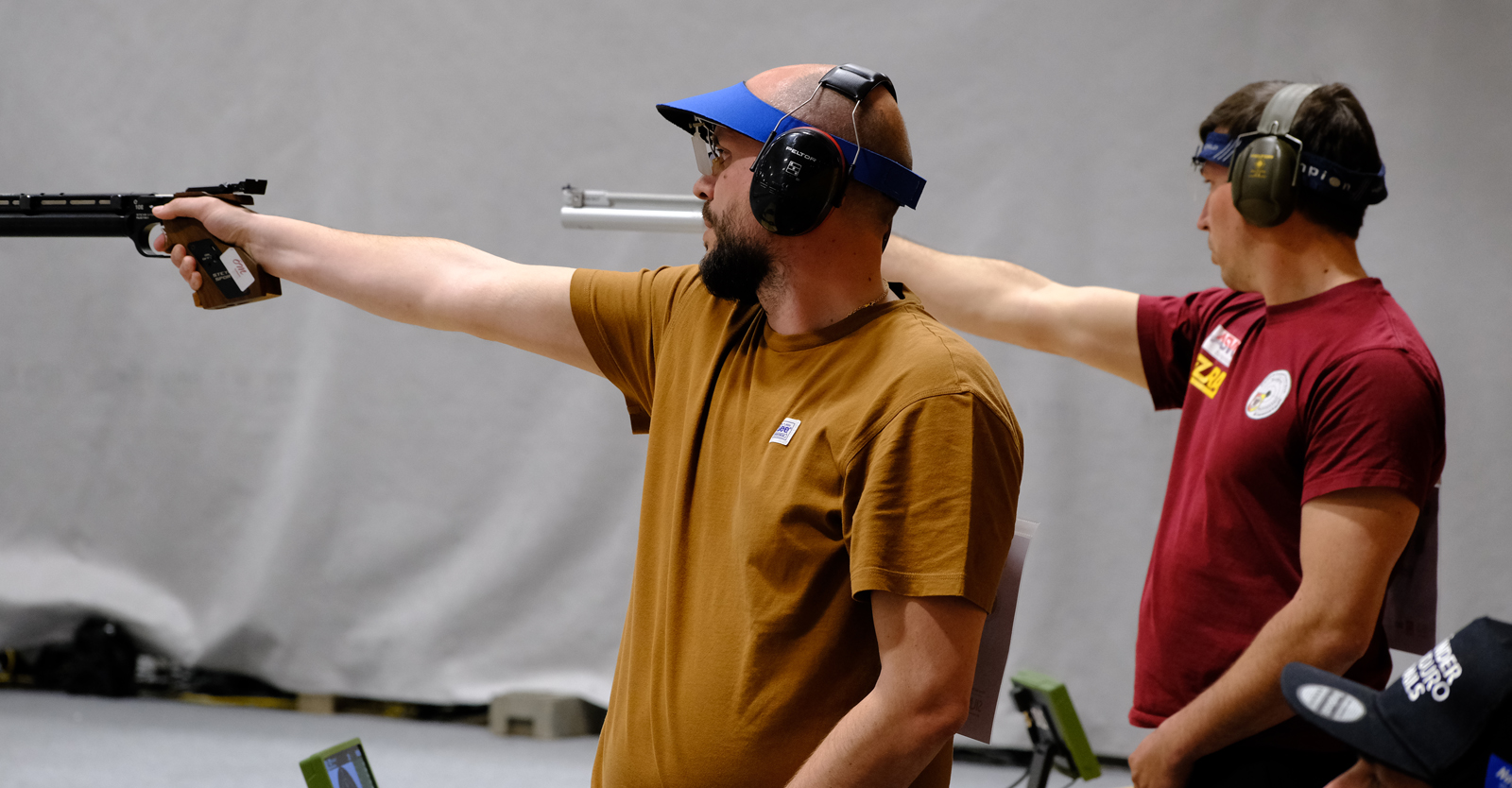Thomas Fasching und Christian Kirchmayer (v.l.) beim finalen Schuss © Tina Neururer, ÖSB 