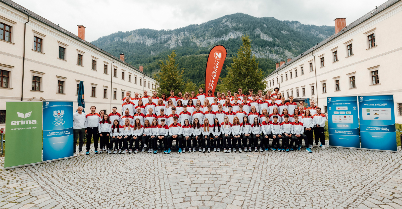 Das Youth Olympic Team Austria für Skopje © ÖOC/GEPA pictures, Patrick Steiner