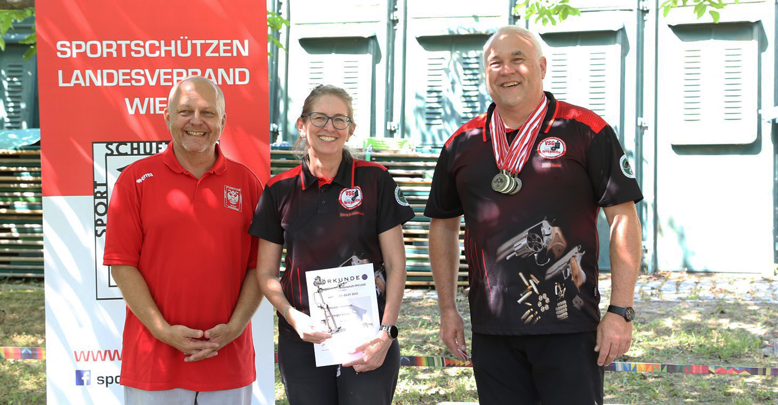 LOSM Michael Blaha, Karin Damberger und BSPL Erich Bohn (v.l.) © Horst Lausegger