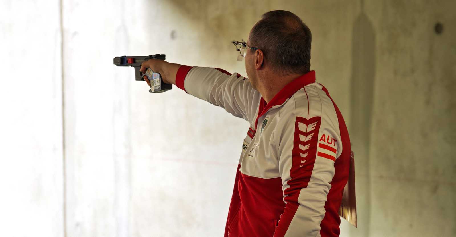 Topresultat für Richard Zechmeister mit der Standardpistole © Franz Roth, ÖSB