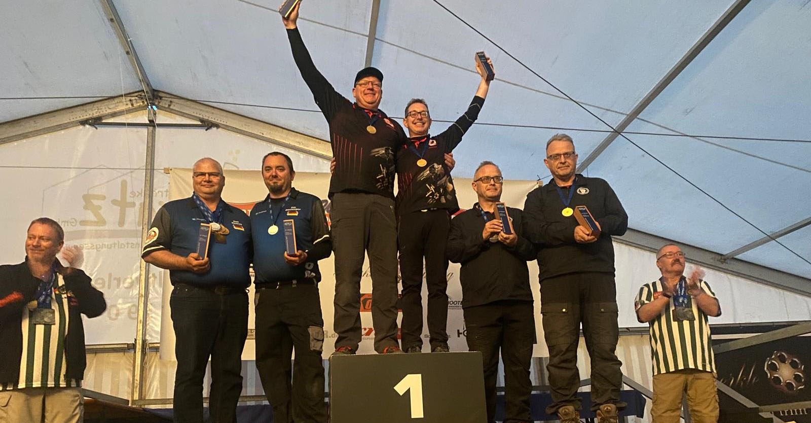 Die Weltmeister im Nationenmatch: Bernhard Paul und Walter Selb © Bianca Schallert