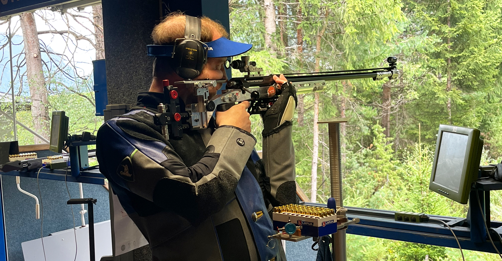 Bernhard Pickl mit dem Freien Gewehr