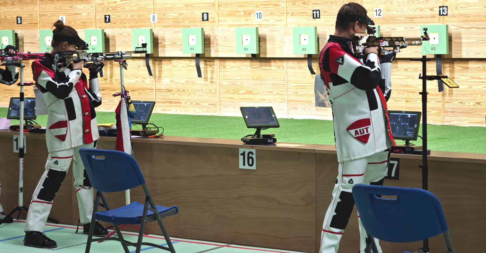 Pribitzer und Strempfl im Luftgewehr MIxed Team © Franz Roth, ÖSB