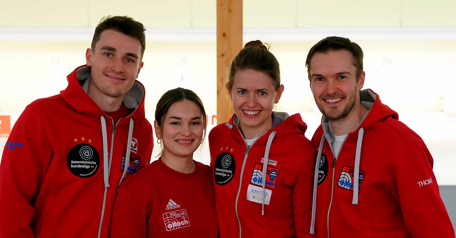 Sie scheinen unbesiegbar: Die Luftgewehr-SchützInnen der USG Altach präsentieren sich auch heuer wieder in absoluter Traumform © Christian Kramer