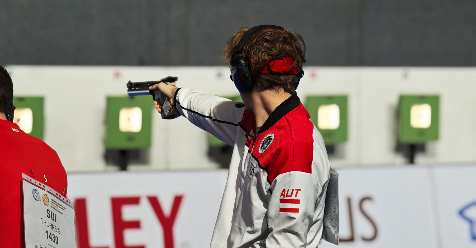 Korbinian Putz schoss sich mit der Luftpistole ins vordere Mittelfeld © Franz Roth, ÖSB