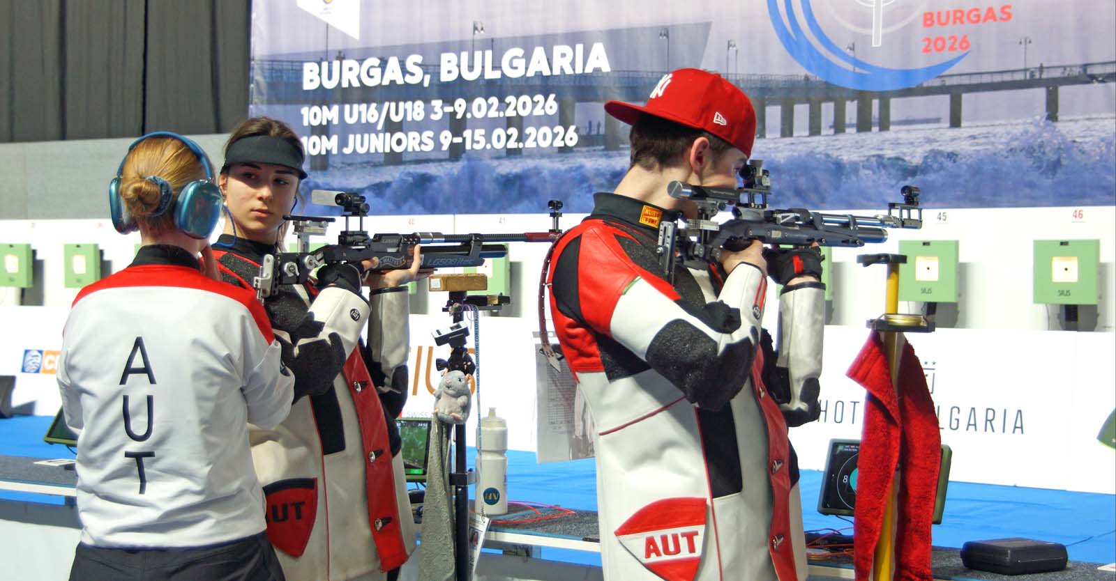 Inna Sidenko, Nachwuchstrainerin Jessie Kaps und Kiano Waibel © Siegfried Resichl, ÖSB