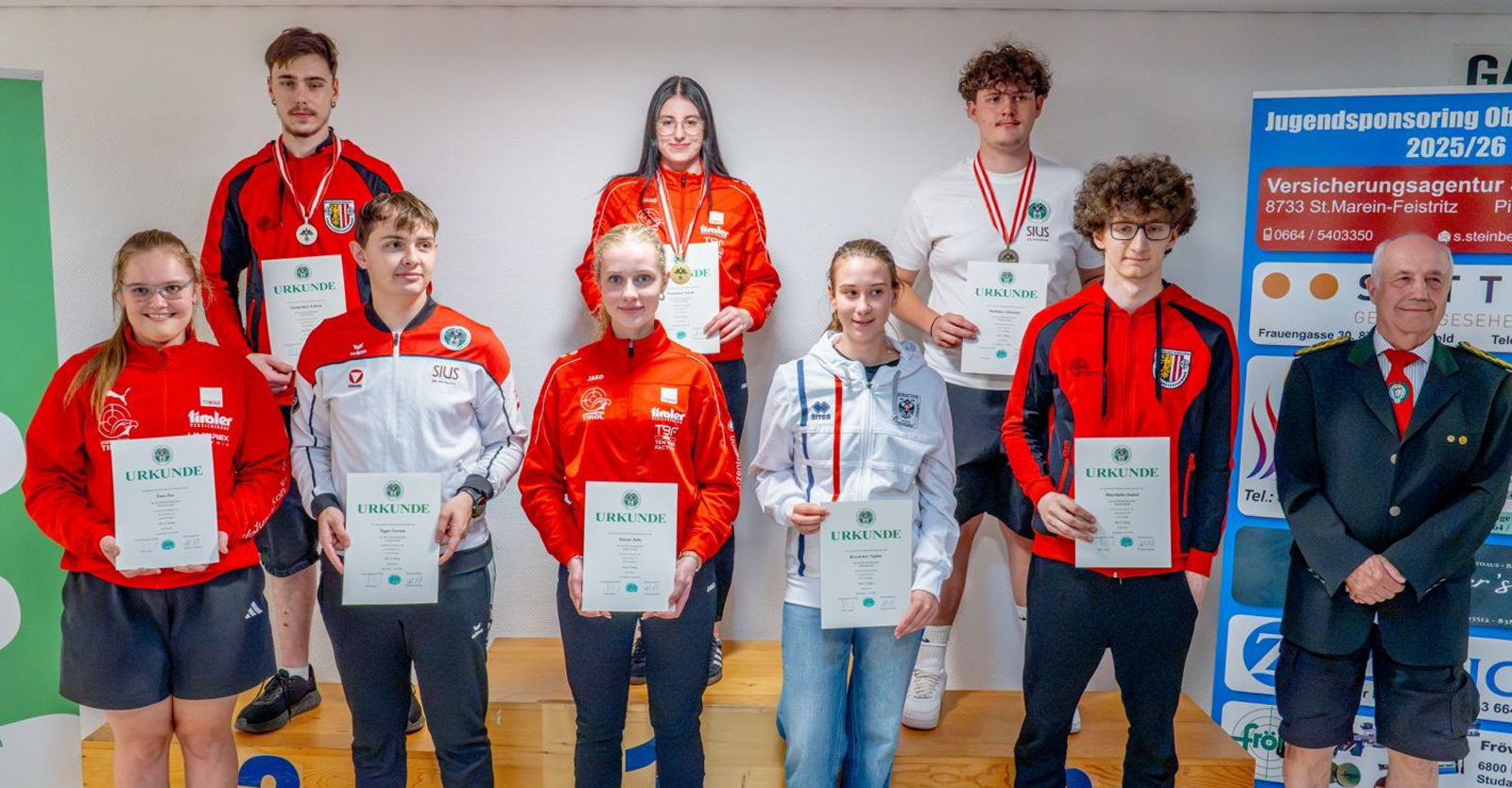 Siegerehrung 30m-Matcharmbrust U23 
