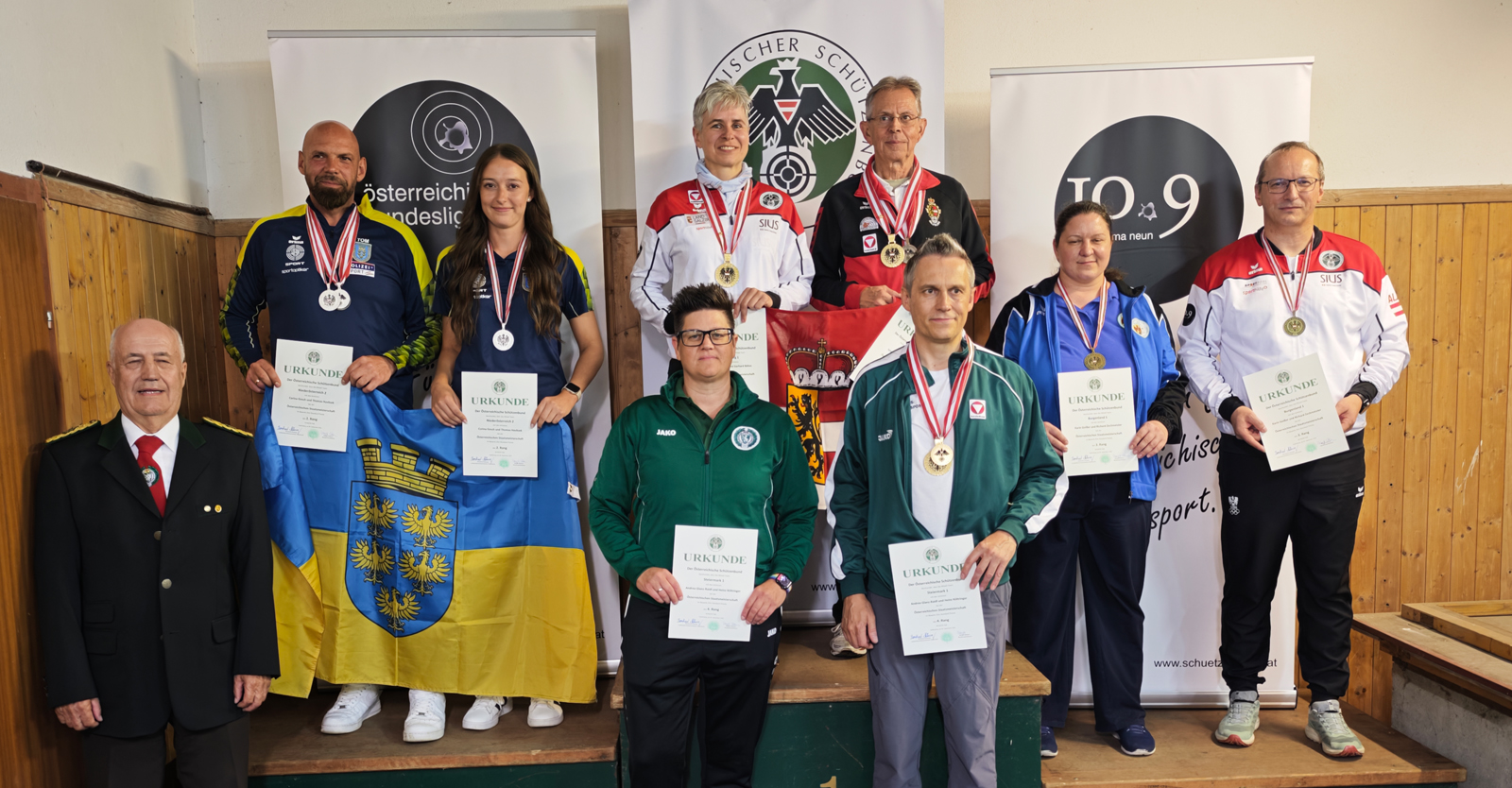 Steiner/Böhm holen Titel im Standardpistole Mixed Team © Franz, Roth, ÖSB